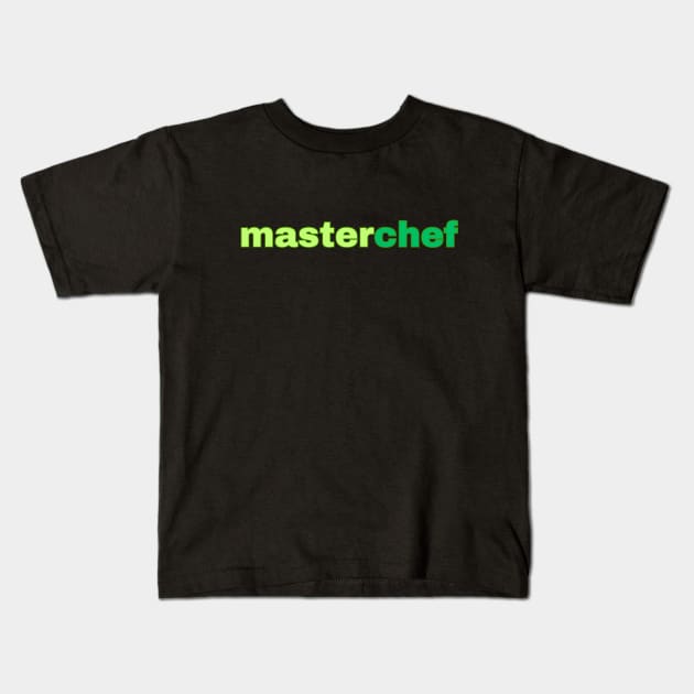 Master Chef Kids T-Shirt by Desert Owl Designs